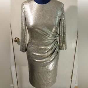 Vince Camuto Metallic Dress